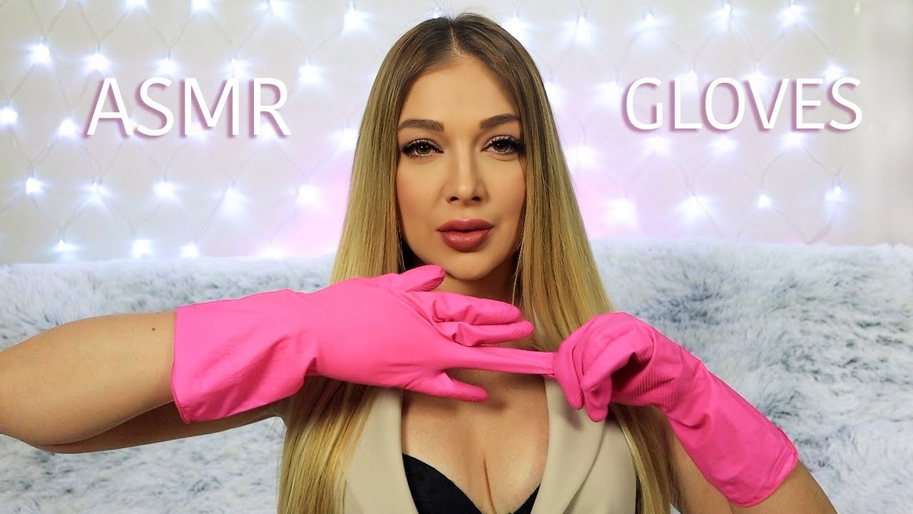 [ASMR] 带有皱巴巴声音、手部动作和手指颤动的橡胶手套