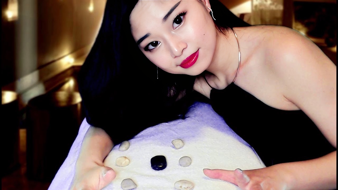 [ASMR] 中式背部按摩和绘图