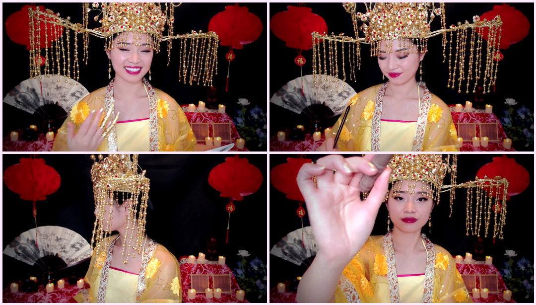 [ASMR] 中国皇后角色扮演 - 为中国新年做准备 古装Asmr ASMR视频