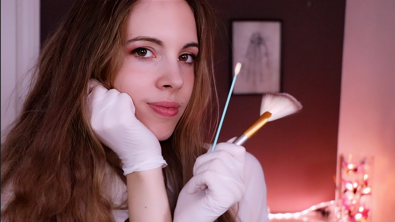 ASMR 睡眠医生 - 洗耳、刷脸、镊子、抚摸、刷毛
