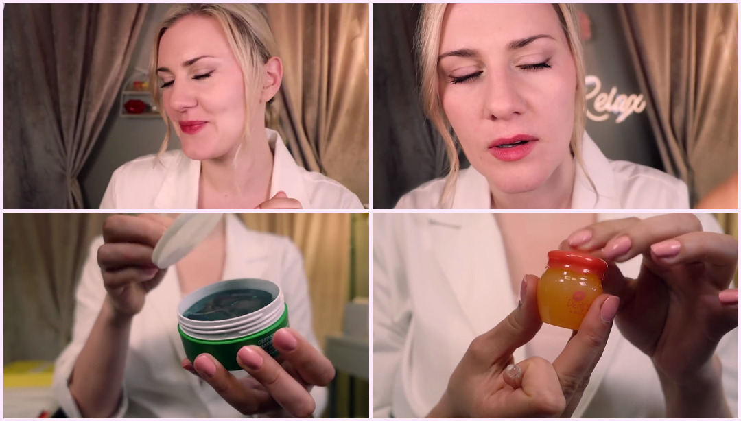 舒缓唇部、眼部和颈部护理 ( ͡ ͡ ) ASMR Whisper Gentle ASMR视频