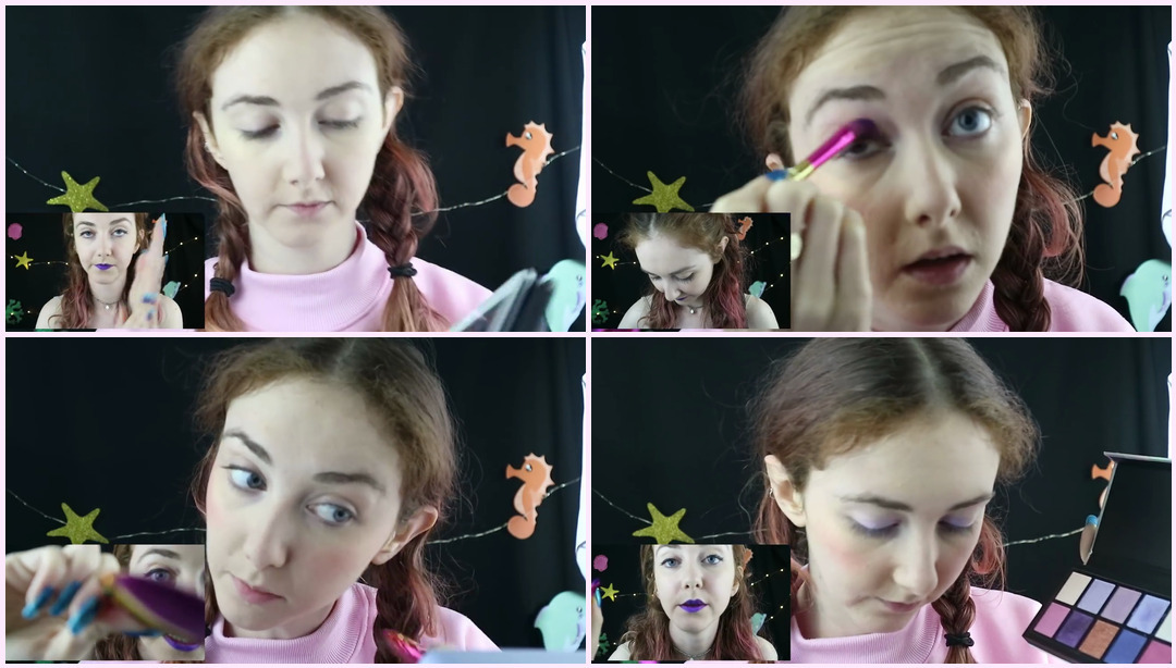 我试着跟随我的 ASMR 化妆视频 JenJen ASMR视频