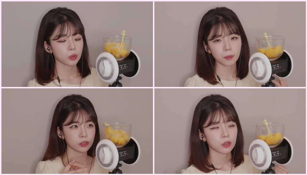 ASMR │ │ !, , , , .. 吃&窃窃私语 妍珠 ASMR视频