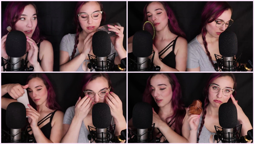 用于睡眠和放松的 ASMR 双分层声音和触发器 双胞胎Asmr ASMR视频