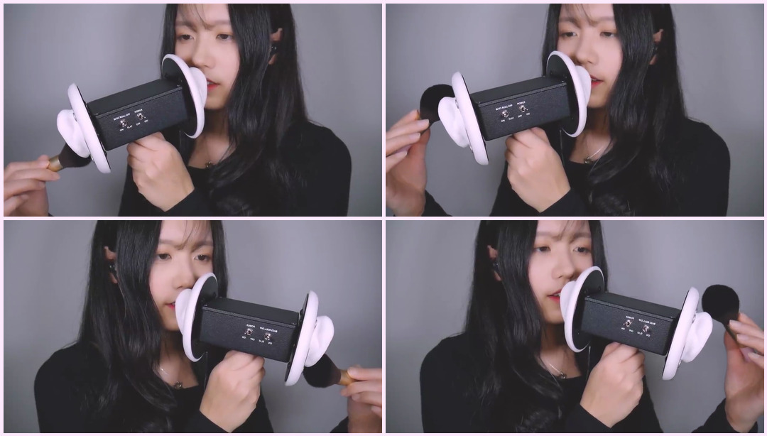 ASMR 深呼吸和刷耳 |吹耳助眠 | 1 小时（不说话）- Sonagi ASMR视频