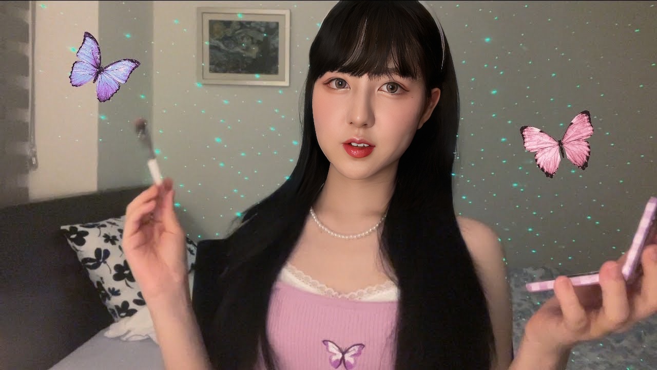 ASMR Makeup Club 资深人士做你的 High-teen 风格化妆角色扮演