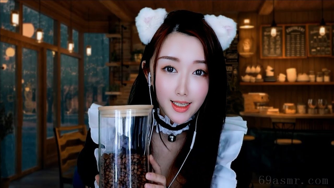 【ASMR】温柔女仆咖啡店＋手磨咖啡＋轻语聊天＋掏耳服务｜메이드카페，귀청소|Maid Cafe
