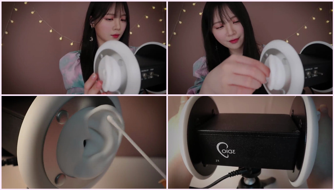 ASMR(Sub)一边听一边清洁睡觉的耳朵（以按摩结束） 3DIO MIC 耳朵清洁和按摩 nara ASMR视频