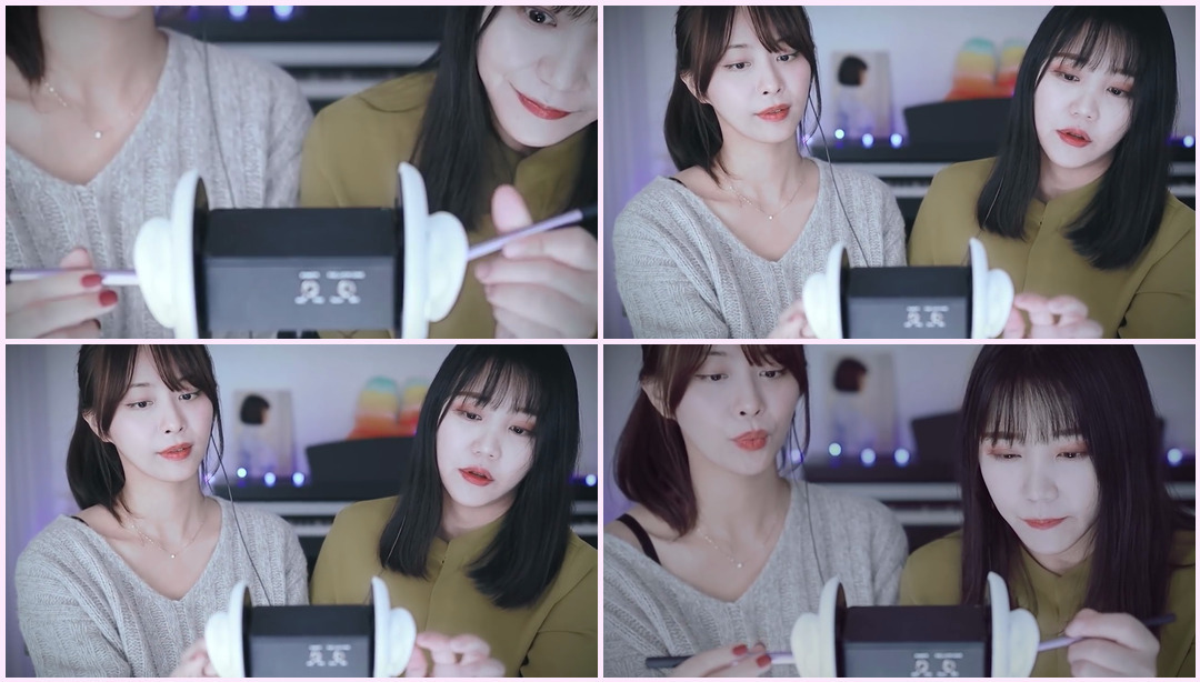 ASMR l 和老朋友一起洗耳 双胞胎Asmr ASMR视频