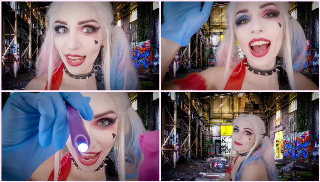 ASMR |哈雷奎恩捕捉你 |亲吻 Cosplay ASMR视频