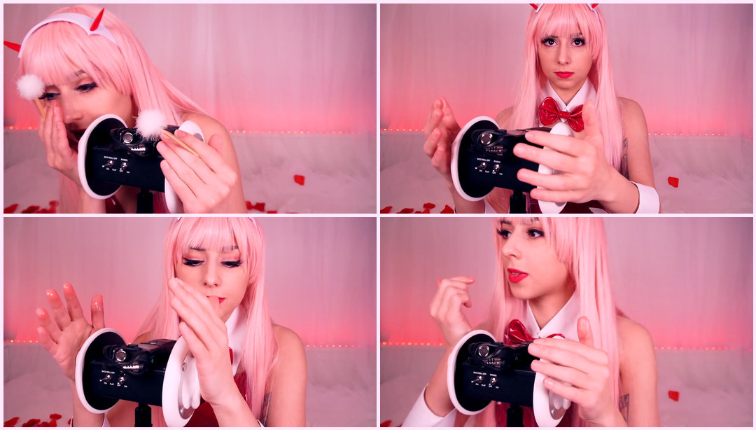 ASMR FOR EXTREME TINGLES STICKY SOUNDS 耳朵按摩（零两个角色扮演 RP） LunaRexx ASMR视频