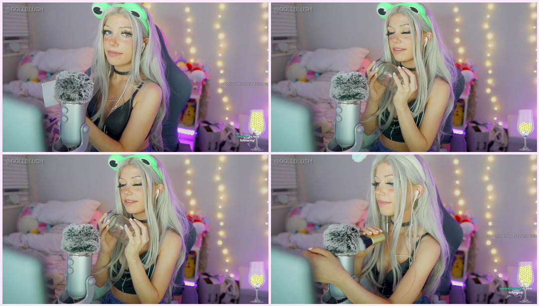 DOLLBLUSH ASMR - 泡泡、刷牙、呼吸等 DOLLBLUSH ASMR视频