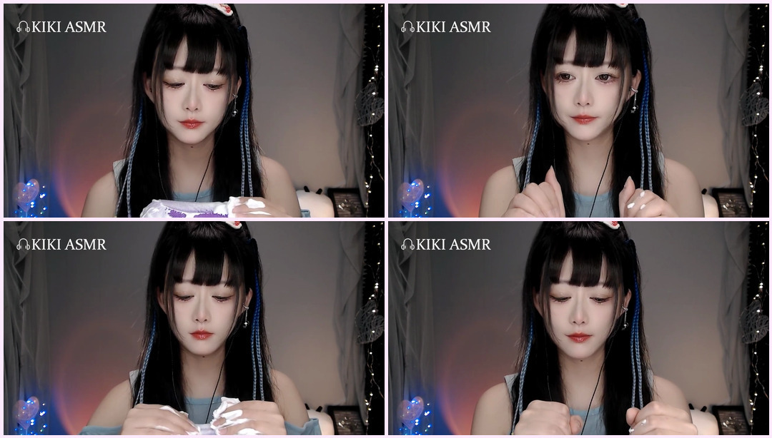 ASMR 100%睡眠~超舒服的头部按摩~【No talking】 KiKi ASMR视频